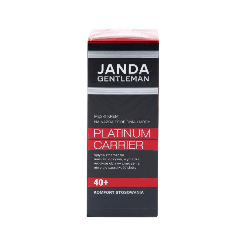 JANDA GENTLEMAN PLATINUM CARRIER 40+ Męski krem na każdą porę dnia i nocy 50ml