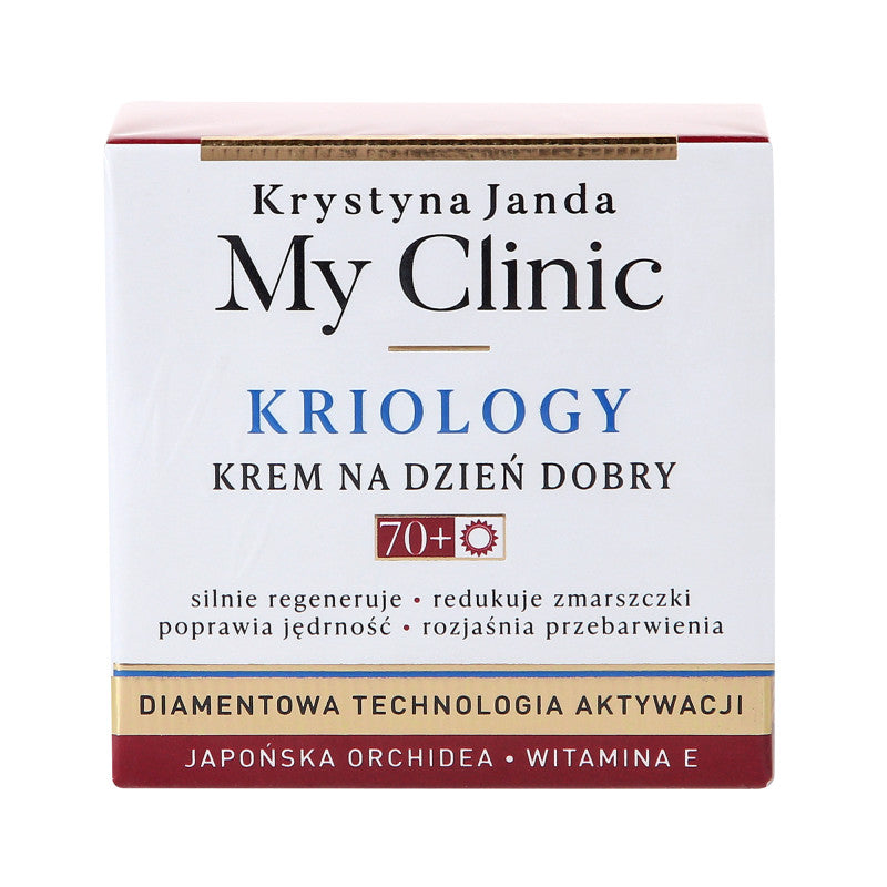 JANDA MY CLINIC KRIOLOGY Odżywiający krem na dzień dobry 70+ 50ml
