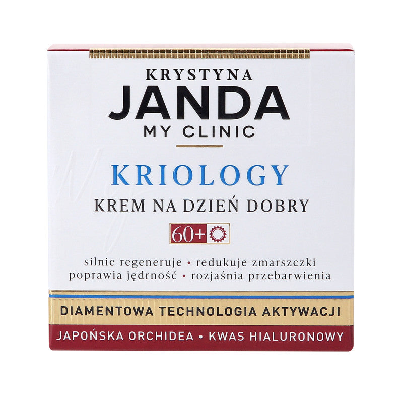 JANDA MY CLINIC KRIOLOGY Przeciwzmarszczkowy krem na dzień dobry 60+ 50ml
