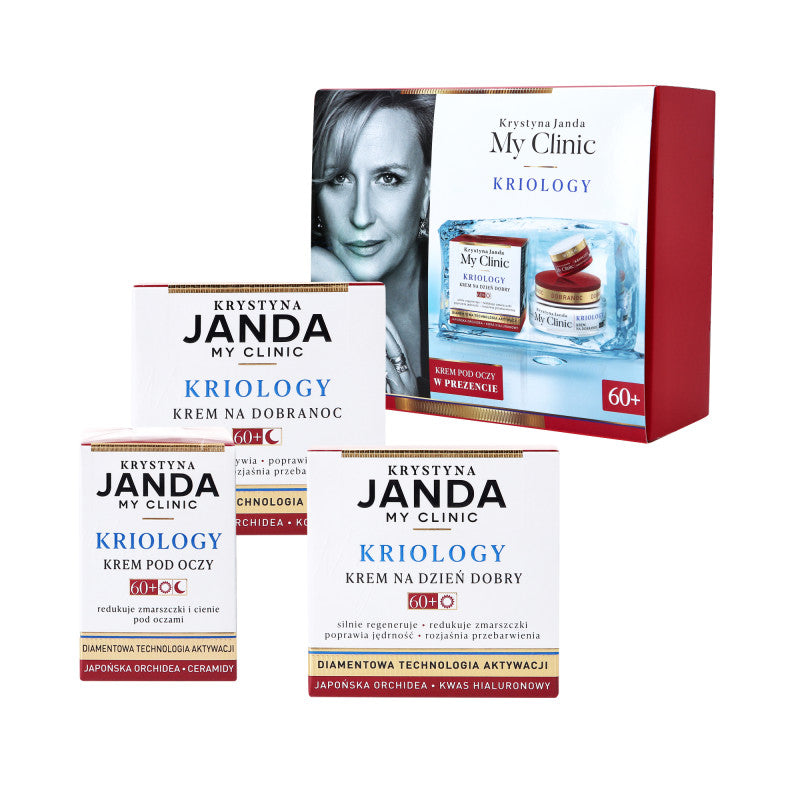 JANDA MY CLINIC KRIOLOGY Gesichts-Geschenkset 60+ 2x50ml + 15ml
