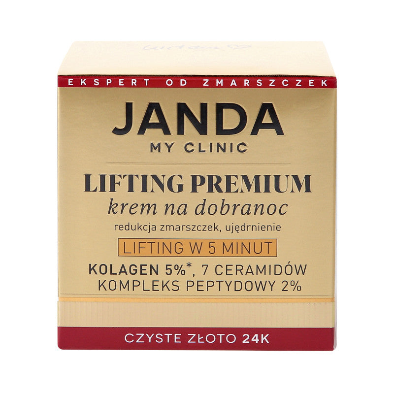 JANDA MY CLINIC LIFTING PREMIUM Liftingujący krem na dobranoc 50ml