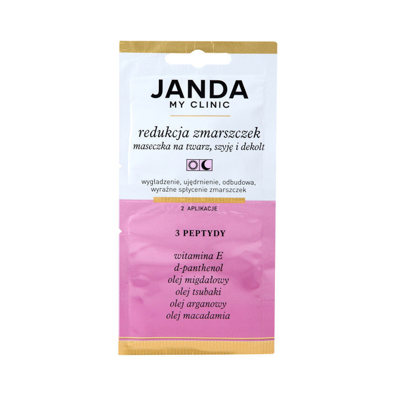 JANDA MY CLINIC Gesichtsmaske Faltenreduzierung 3 Peptide 8ml