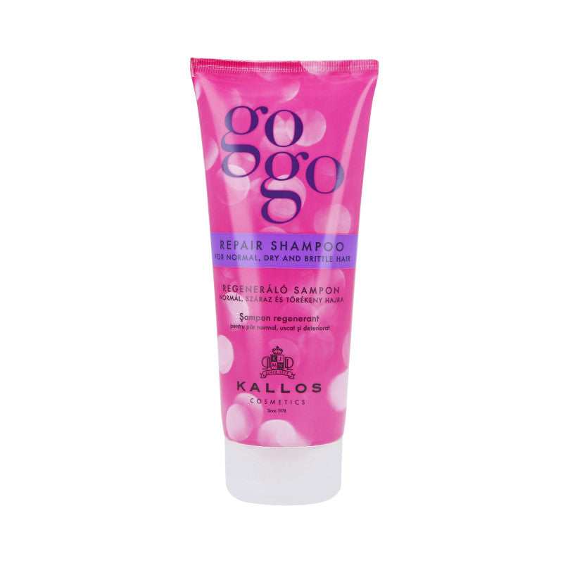 KALLOS GOGO REPAIR Shampoo für trockenes und strapaziertes Haar 200 ml