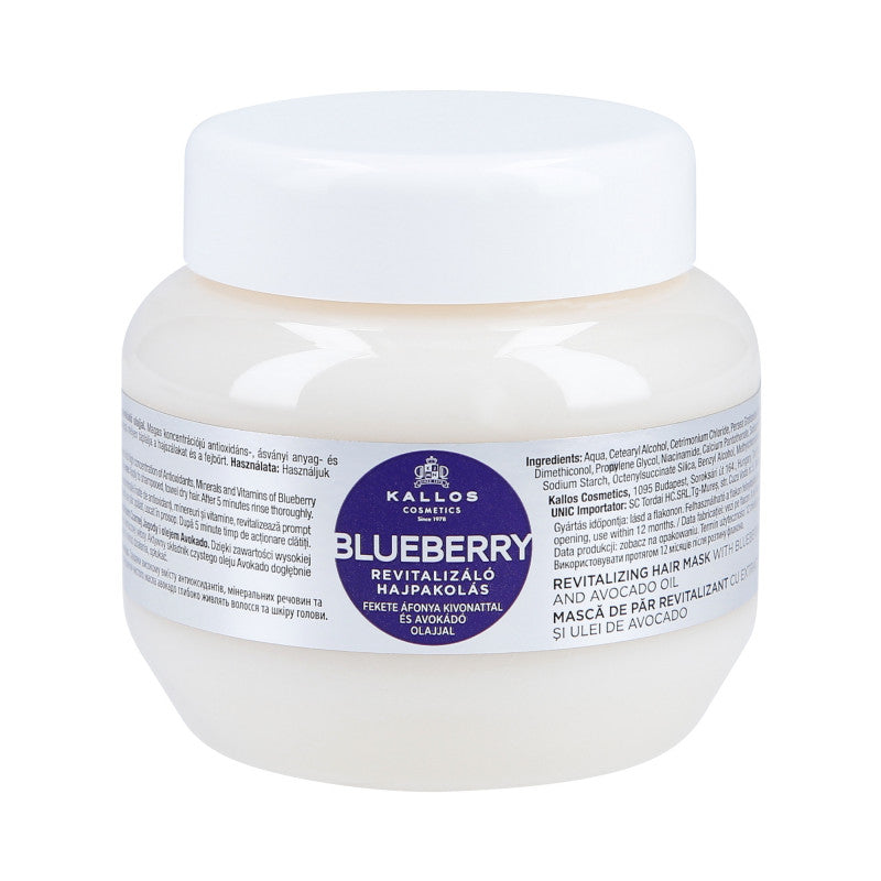 KALLOS KJMN BLUEBERRY Maska z ekstraktem z czarnej jagody i awokado 275ml