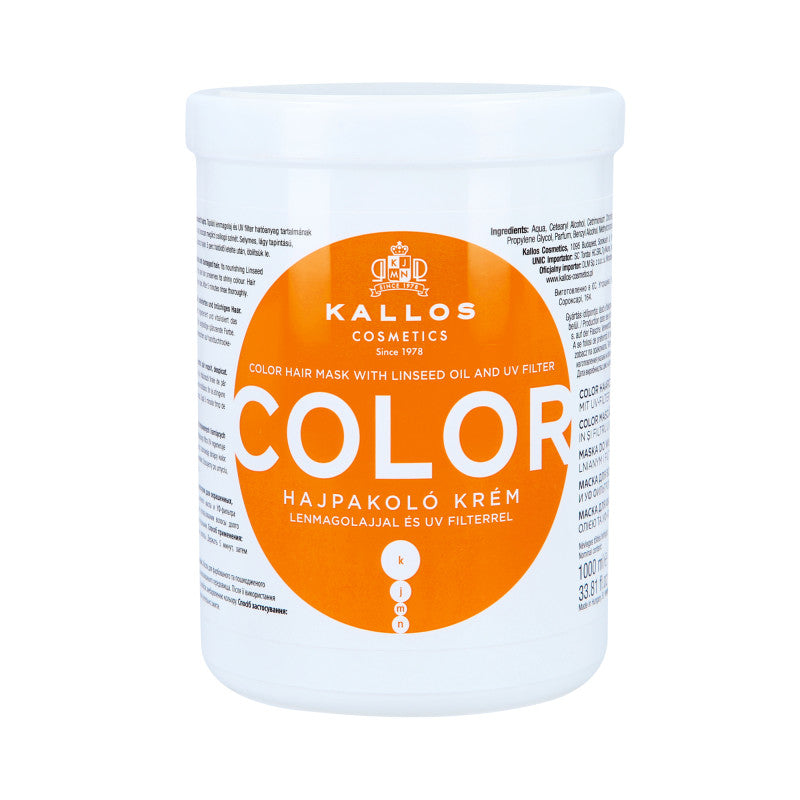 Kallos KJMN Color Haarmaske für coloriertes Haar 1000 ml