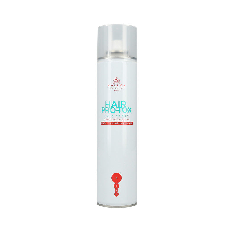 KALLOS KJMN HAIR PRO-TOX Stylizujący lakier do włosów 400ml
