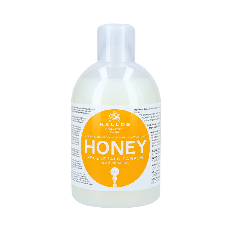 KALLOS KJMN Honey Odbudowujący szampon do włosów z miodem 1000ml