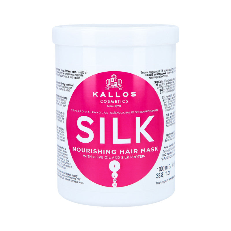 KALLOS KJMN Silk maska do włosów matowych 1000ml