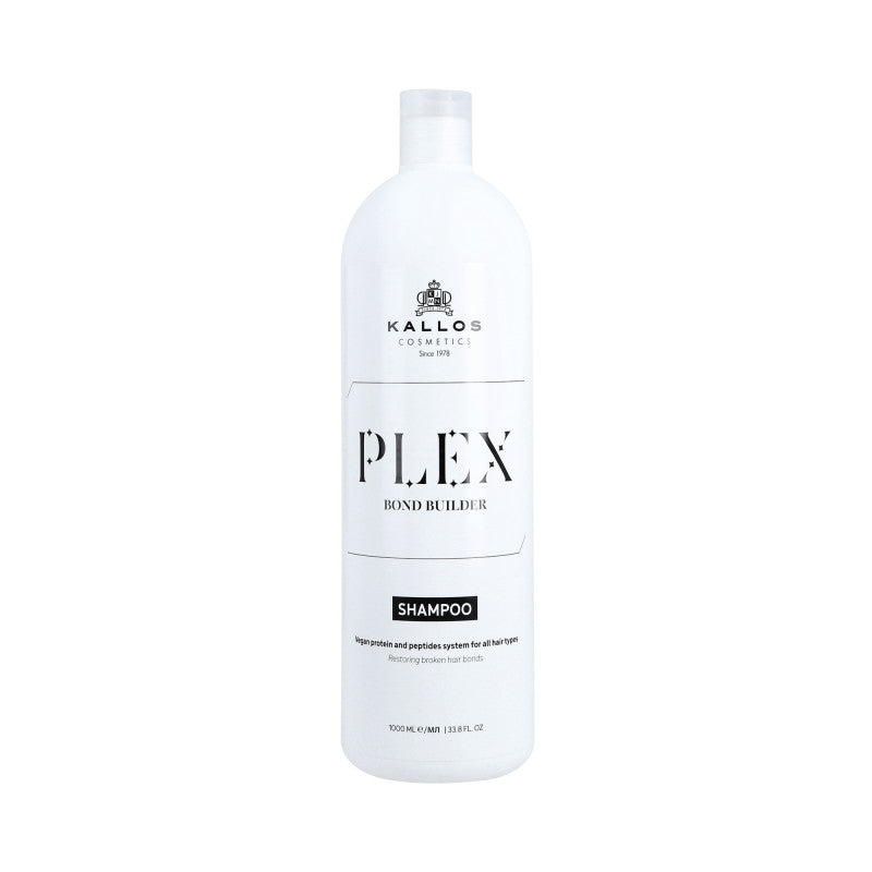 KALLOS PLEX BOND BUILDER Szampon do włosów z białkiem roślinnym i peptydami 1000ml