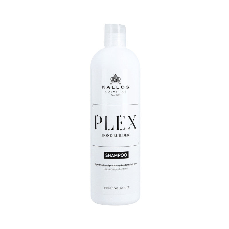 KALLOS PLEX BOND BUILDER Szampon do włosów z białkiem roślinnym i peptydami 500ml
