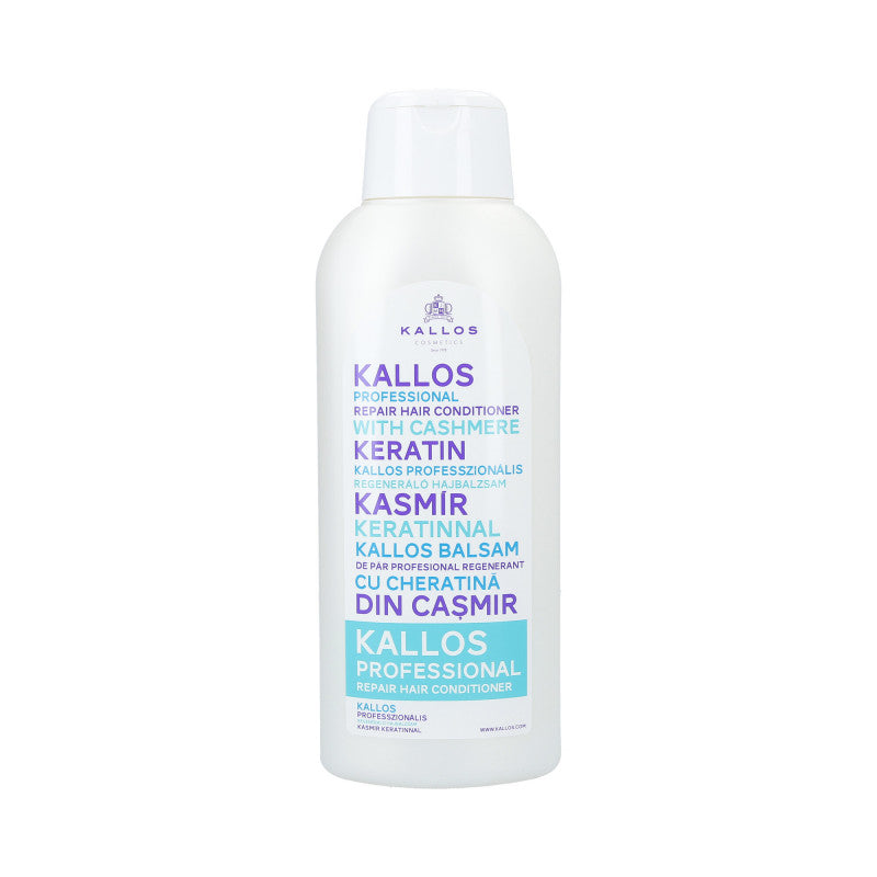 KALLOS Regenerierende Haarspülung mit Keratin und Kaschmir 1000ml