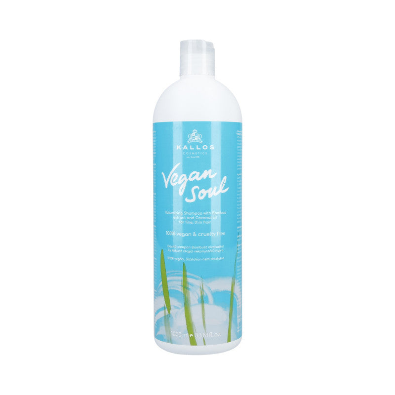 KALLOS VEGAN SOUL Szampon nadający włosom objętość 1000ml