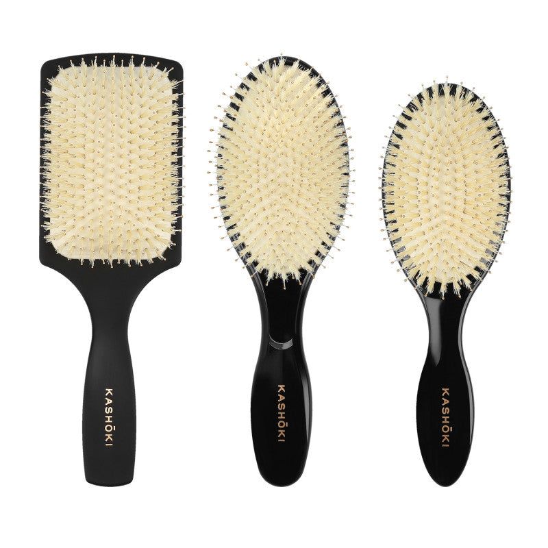 Kashōki Smooth White Detangler 3 Teilig Haarbürste Set