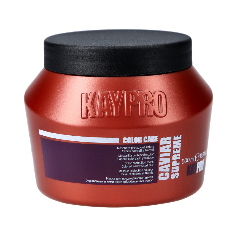 KAYPRO CAVIAR SUPREME Maska do włosów farbowanych przedłużająca intensywność koloru 500 ml