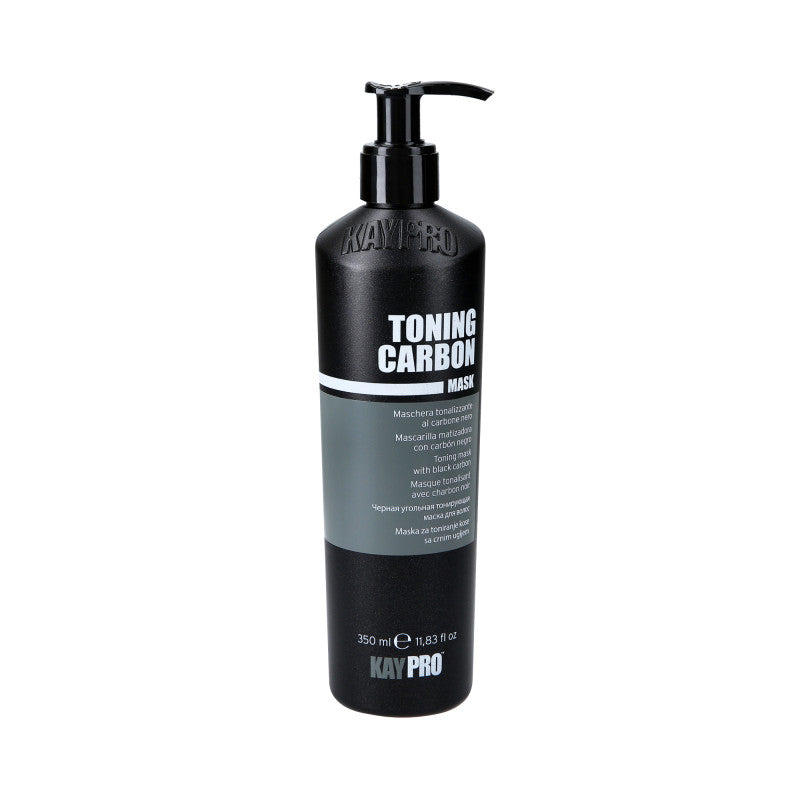 KAYPRO TONING CARBON Nawilżająca maska do włosów blond neutralizująca żółte refleksy 350 ml