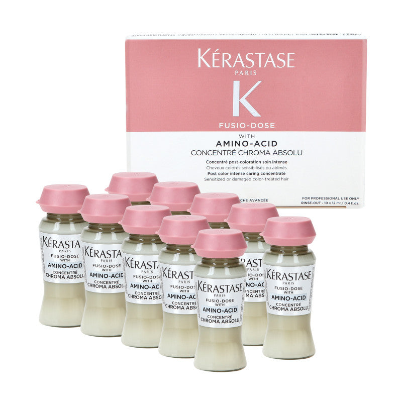 KÉRASTASE CHROMA ABSOLU FUSIO-DOSE Intensiv stärkende Ampullen für coloriertes Haar 10 x 12 ml