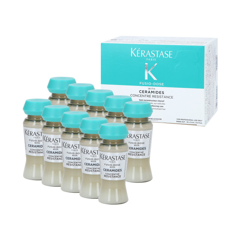 KÉRASTASE FUSIO-DOSE CONCENTRE RESISTANCE CERAMIDES Ampullen für strapaziertes Haar 10x12ml