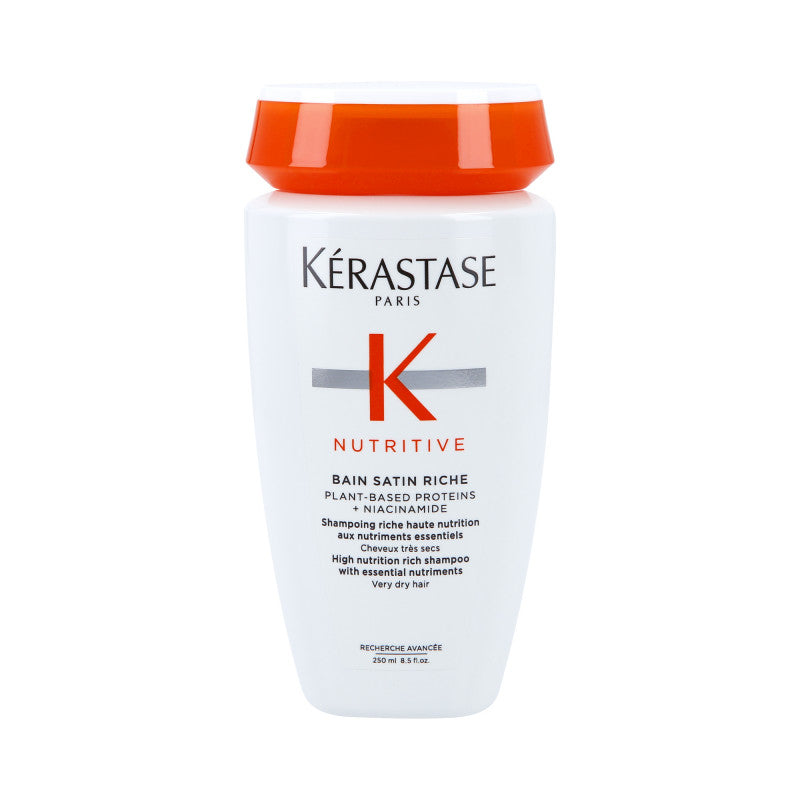 KÉRASTASE NUTRITIVE BAIN SATIN RICHE Wzbogacona kąpiel odżywcza do włosów bardzo suchych, normalnych i grubych 250ml