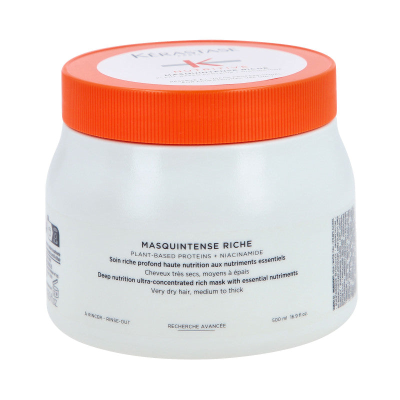 KÉRASTASE NUTRITIVE RICH Odżywcza maska do włosów normalnych i grubych 500ml