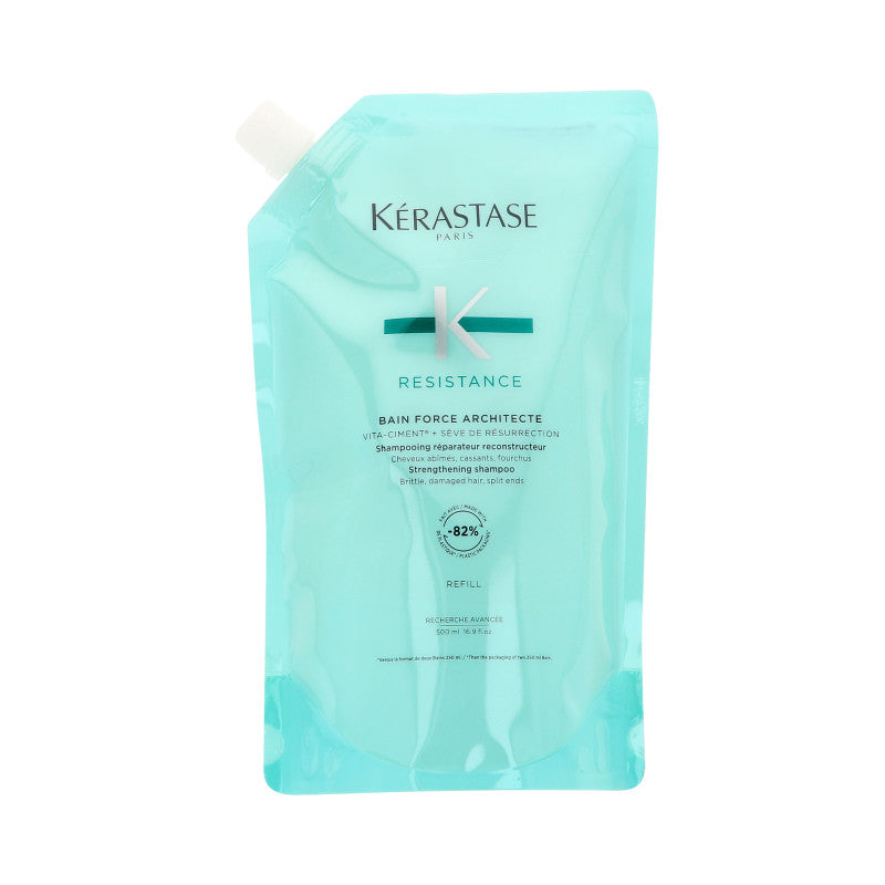 KÉRASTASE RESISTANCE BAIN FORCE REFILL Stärkendes Bad für empfindliches und strapaziertes Haar 500ml