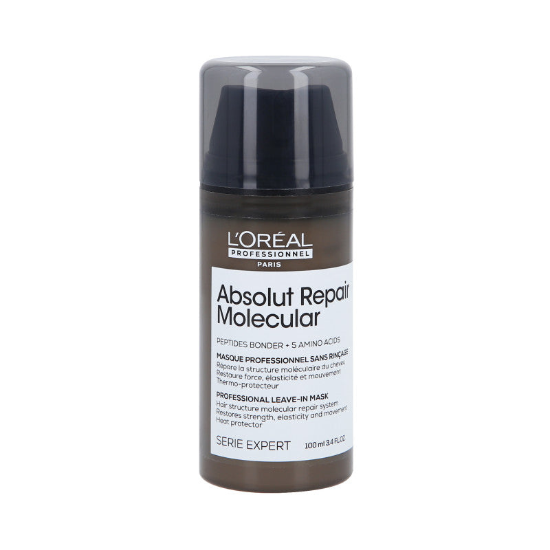 L'OREAL PROFESSIONNEL ABSOLUT REPAIR MOLECULAR Wzmacniająca strukturę włosów maska bez spłukania 100ml