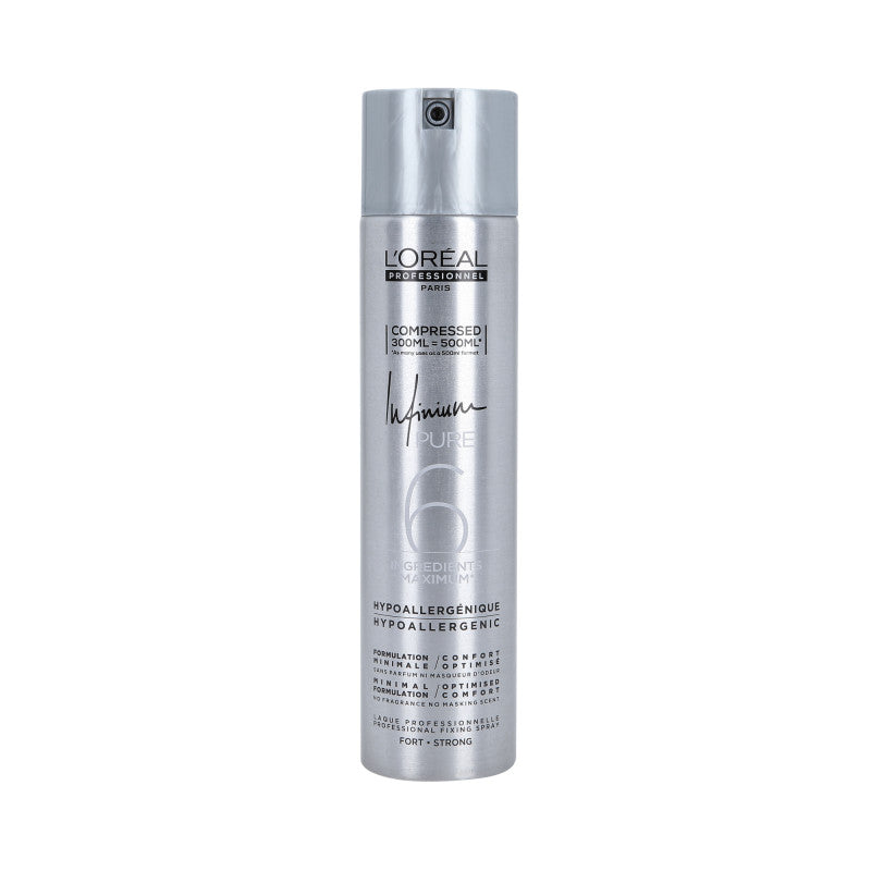 L'OREAL PROFESSIONNEL INFINIUM PURE STRONG Mocny lakier do włosów 300ml