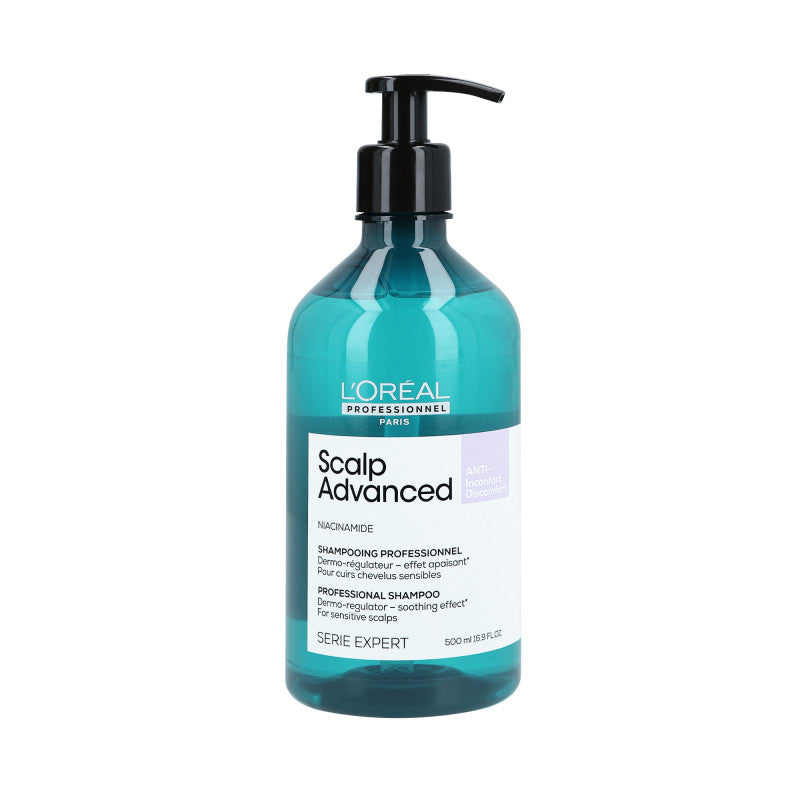 L'OREAL PROFESSIONNEL SCALP ADVANCED ANTI DISCOMFORT Beruhigendes Shampoo für empfindliche Kopfhaut 500 ml