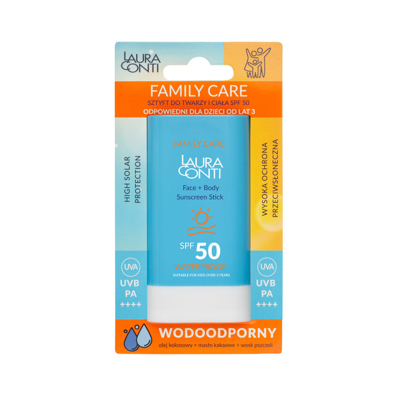 LAURA CONTI FAMILY CARE Stick-Creme mit LSF 50 für Gesicht und Körper 20 g