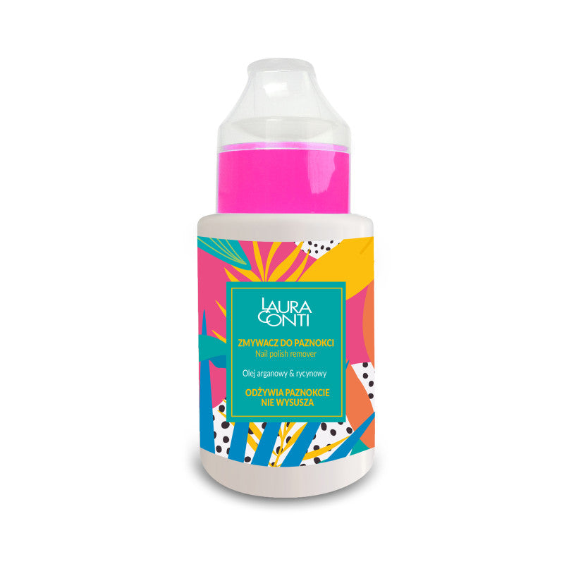 LAURA CONTI Regenerujący zmywacz do paznokci z olejem rycynowym 150 ml