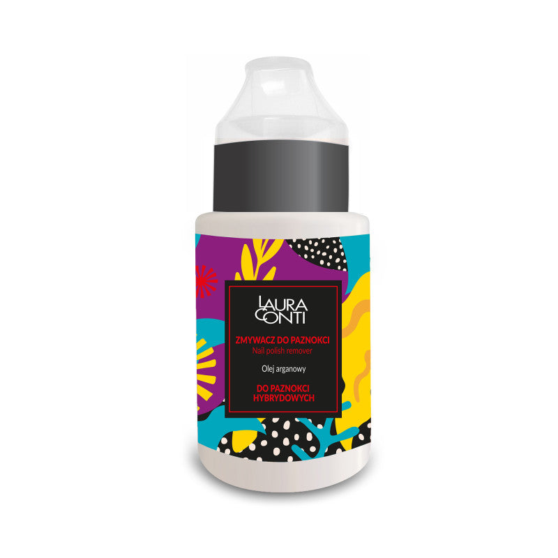 LAURA CONTI Zmywacz do paznokci hybrydowych z olejem arganaowym 150 ml