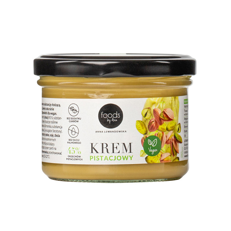 LEVANN FOODS BY ANN CREAM PISTACHIO Vegane Pistazienpaste 45% Pistazien 200g