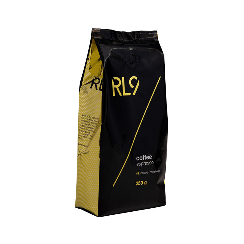LEVANN RL9 KAFFEE ESPRESSO GERÖSTETE KAFFEEBOHNEN Natürlich gerösteter Kaffee 100% Arabica 250g