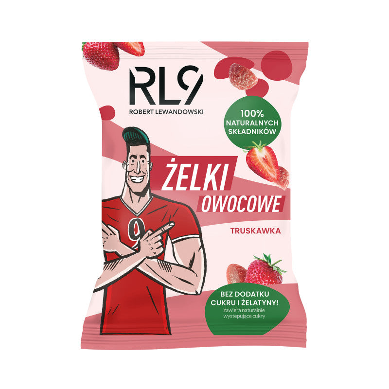 LEVANN RL9 Żelki owocowe, Truskawka 35g