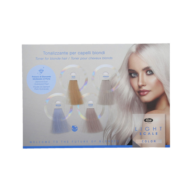 LISAP LIGHT SCALE Hair dye - color palette
