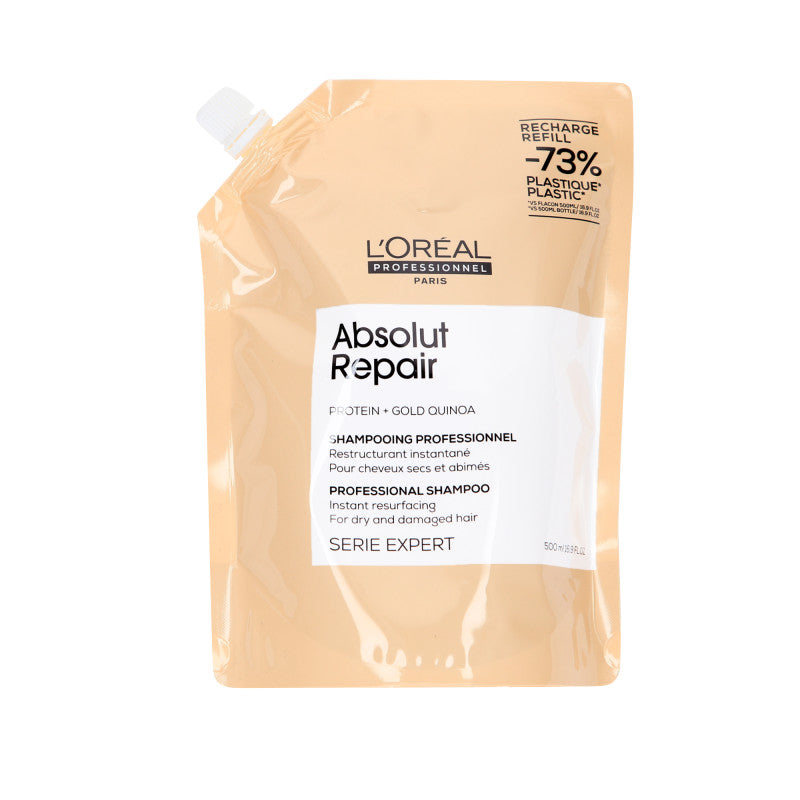 L’OREAL PROFESSIONNEL ABSOLUT REPAIR REFILL Gold Quinoa+Protein Regenerierendes Shampoo 500ml