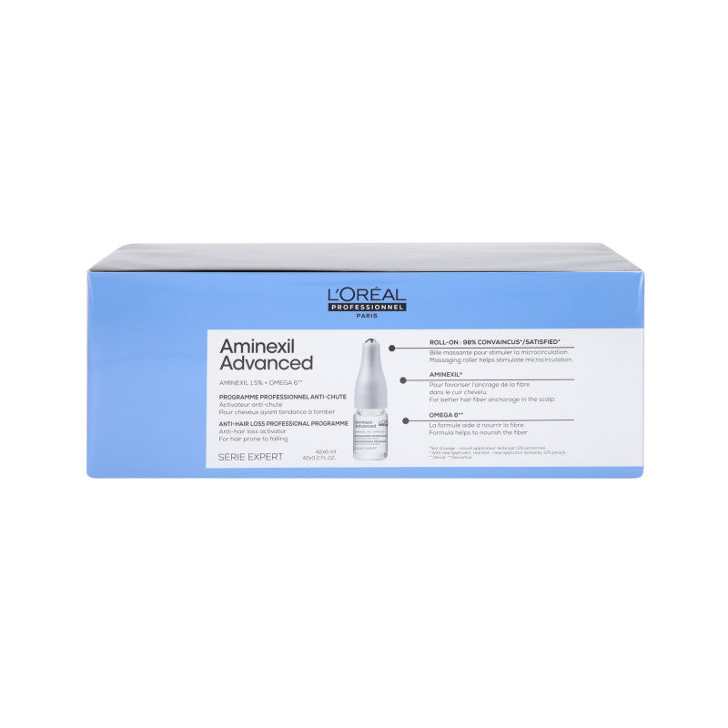 L’OREAL PROFESSIONNEL AMINEXIL ADVANCED Ampułki przeciw wypadaniu włosów 42x6ml