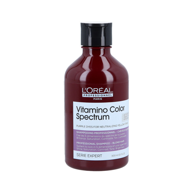 L'OREAL PROFESSIONNEL VITAMINO COLOR SPECTRUM Neutralisierendes Lilashampoo für blondes Haar 300ml