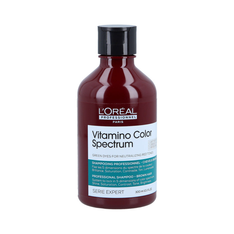 L’OREAL PROFESSIONNEL VITAMINO COLOR SPECTRUM Neutralizujący zielony szampon do włosów brązowych 300ml