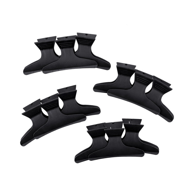 LUSSONI 12 Teilig Haargreifer Klammer Clips 