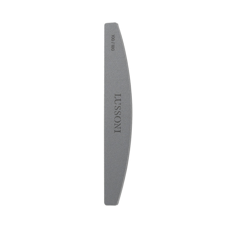 LUSSONI MYLAR 20 Teilig Halbmond Nagelfeilen, Körnung 100/180