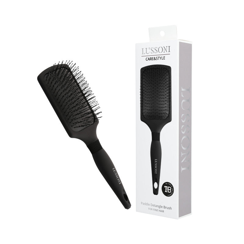 LUSSONI Care&Style Paddle Haarbürste Für Dünne Haare