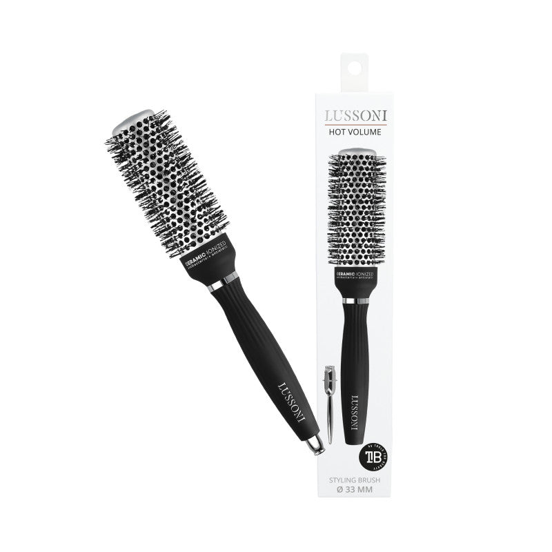 LUSSONI Hot Volume Styling Bürste Mit Geriffelte Borsten, Ø 33 mm
