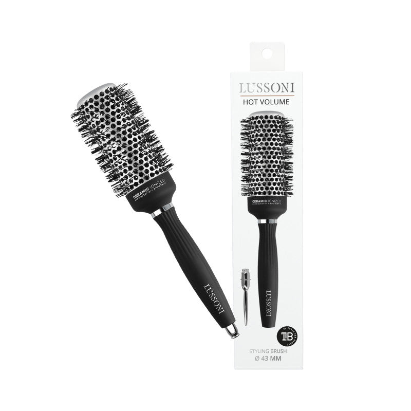 LUSSONI Hot Volume Styling Bürste Mit Geriffelte Borsten, Ø 43 mm