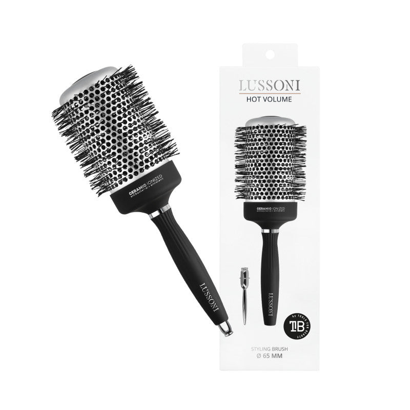 LUSSONI Hot Volume Styling Bürste Mit Geriffelte Borsten, Ø 65 mm