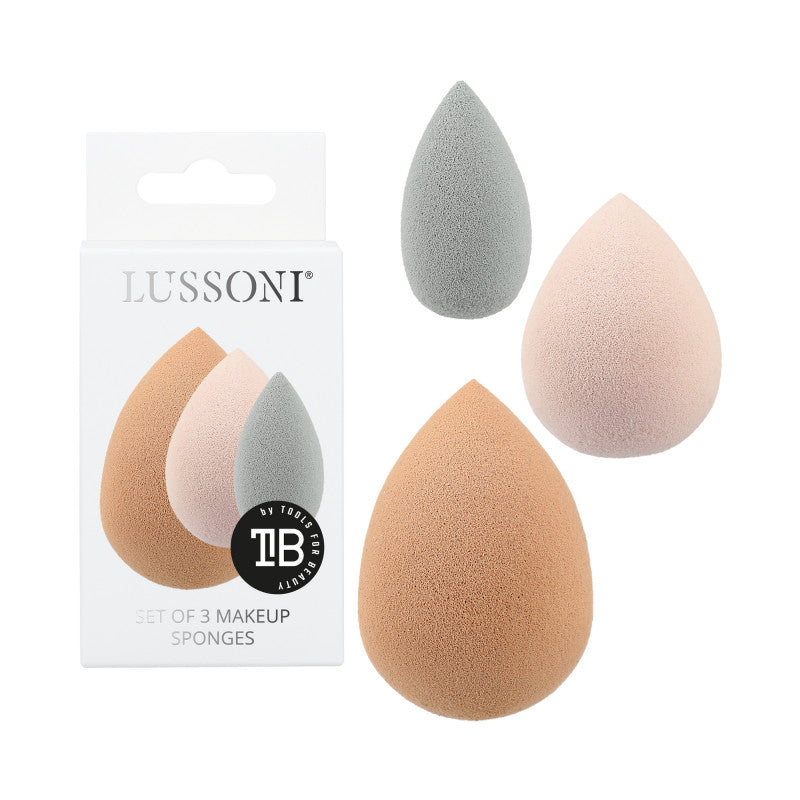 LUSSONI 3 Teilig Makeup Schwamm Set