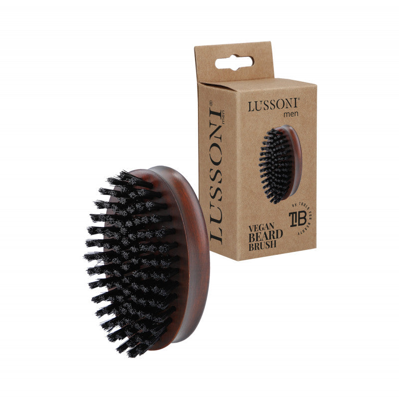 LUSSONI MEN Vegane Bartbürste, Oval