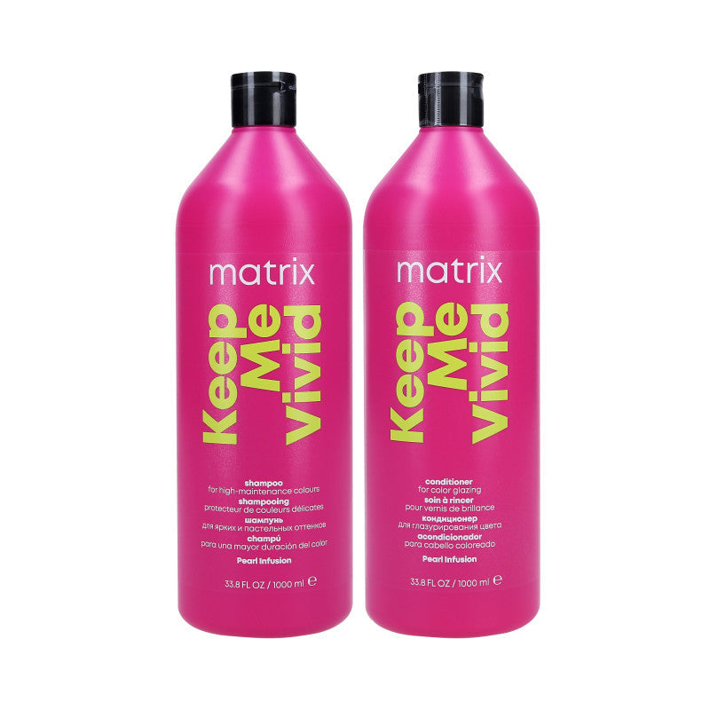 MATRIX TOTAL RESULTS KEEP ME VIVID ür gefärbtes Haar Shampoo 1000ml + Conditioner 1000ml