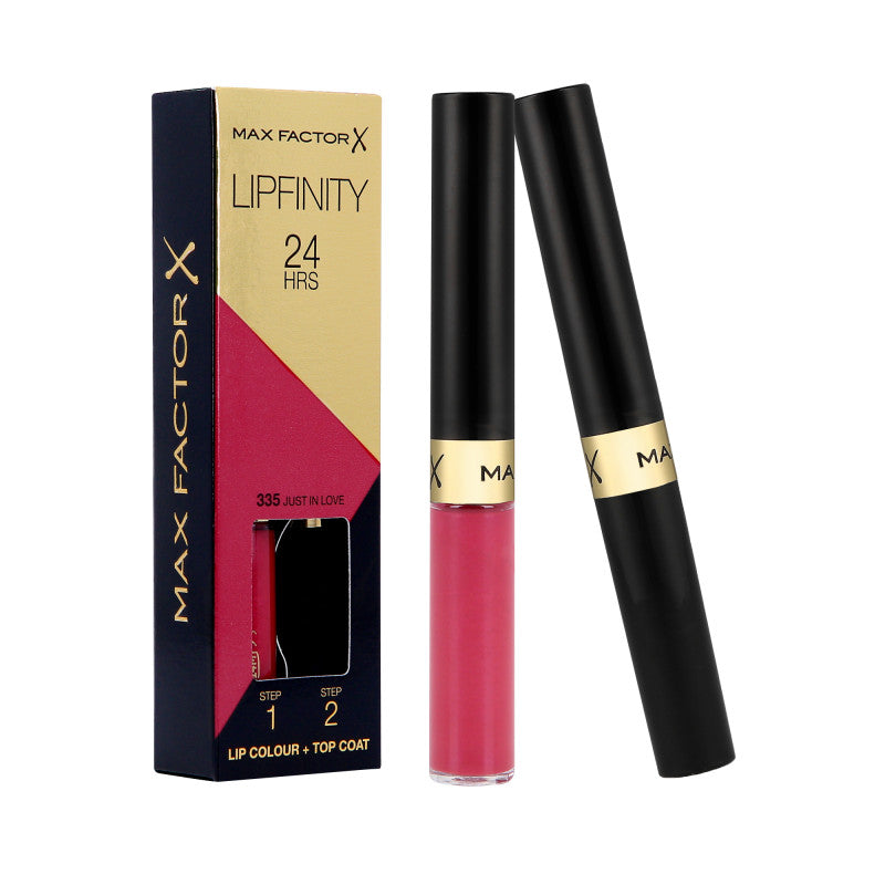 MAX FACTOR X LIPFINITY Langanhaltender Lippenstift 2in1 335 Just In Love 2,3ml+1,9g