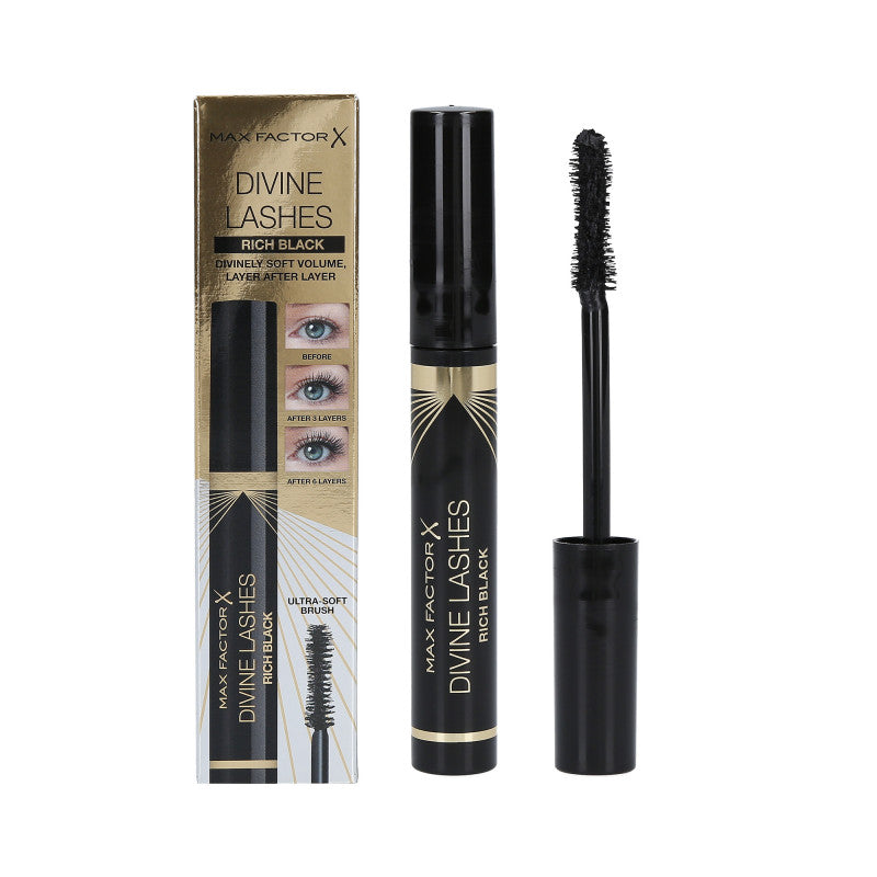 MAX FACTOR Divine Lashes Tusz do rzęs zwiększający objętość 001 Rich Black 8ml
