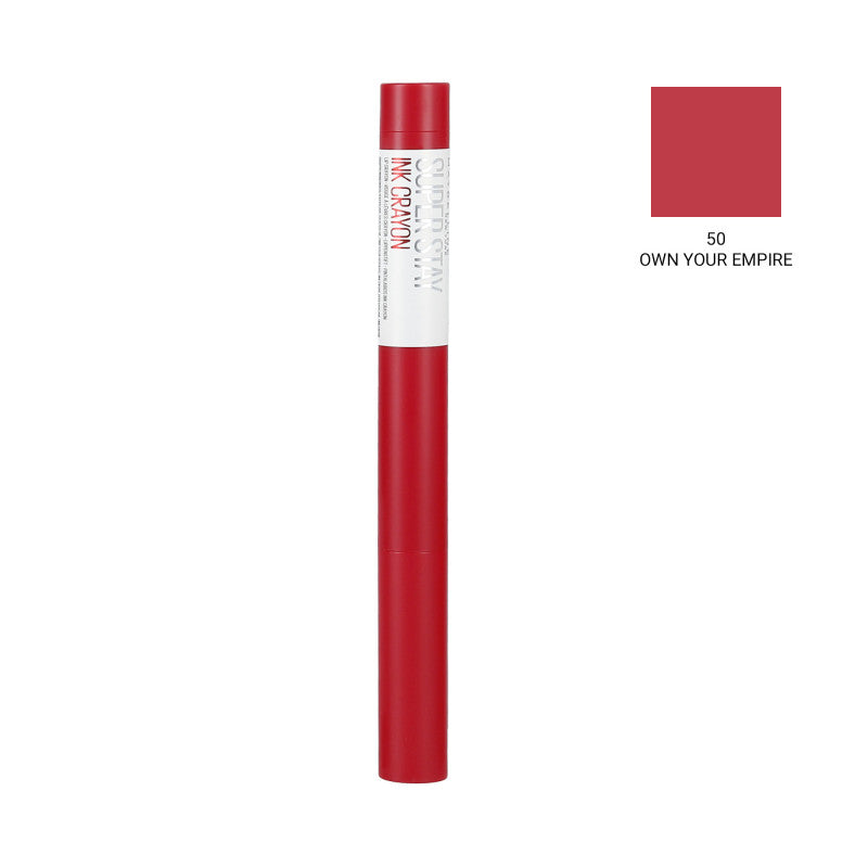 MAYBELLINE SUPERSTAY Matte Ink Crayon Dauerhafter Lippenstift 50 Your Own Empire